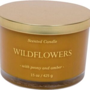 wildflowers 3 wick candle