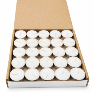 t light candles 10g – white unscented (acup) | pack of 100