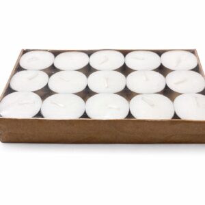 t light candles 10g – white unscented (acup) | pack of 100