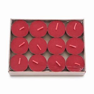 t light candles 10g – white unscented (acup) | pack of 100